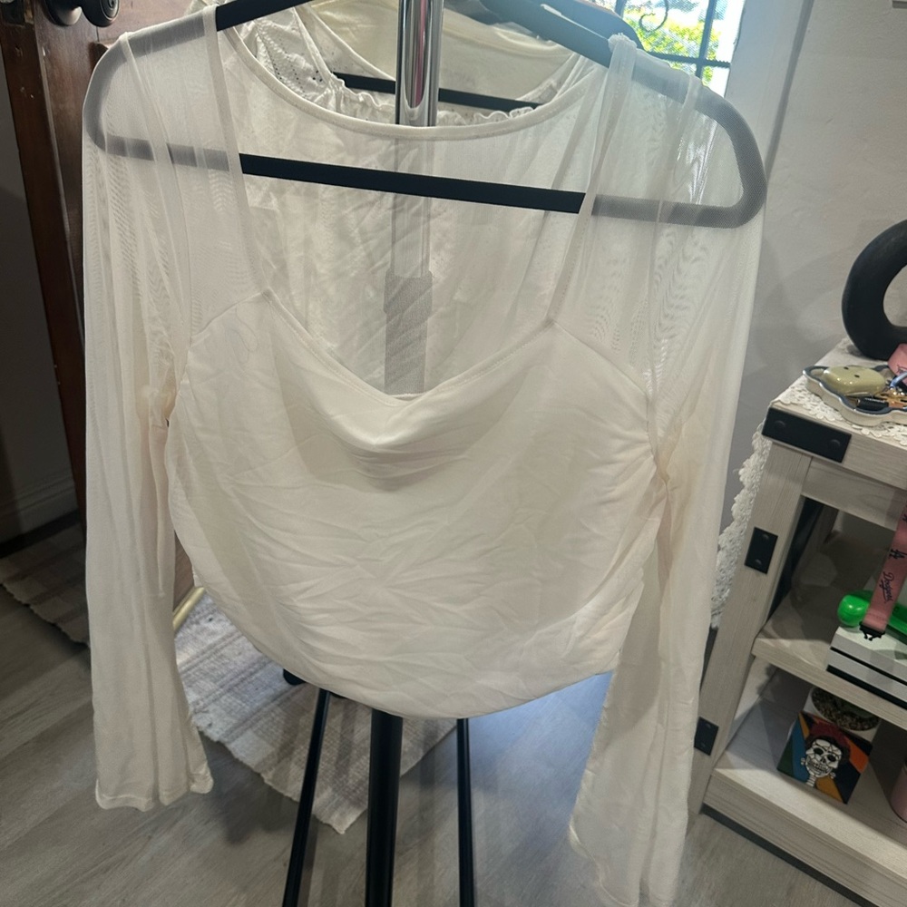 Elegant White Women's Top